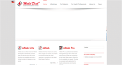 Desktop Screenshot of mdiab-health.com